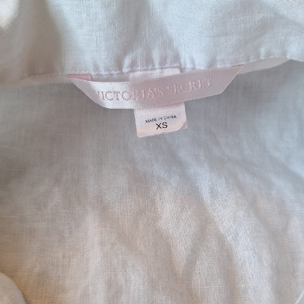 Gapbody Women's White and Blue  Pajama Pants Size S & Victoria Secret top XS - Picture 5 of 9